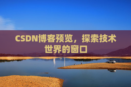CSDN博客预览,探索技术世界的窗口